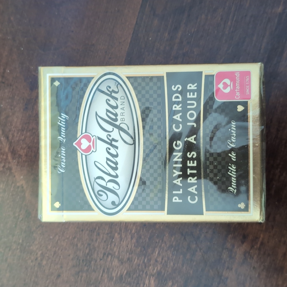 BlackJack Cartamundi Playing Cards USA Made Vintage Casino Quality